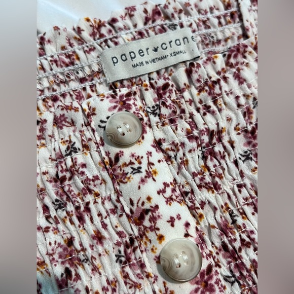 Paper Crane. 2-Piece Floral Top/Skirt Set. - Picture 7 of 8